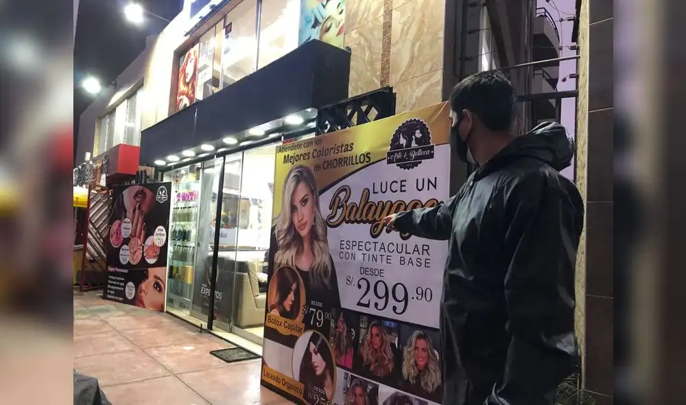 El hecho ocurrió en el spa Arte y Belleza ubicado en la cuadra 3 de la avenida Alipio Ponce, en el distrito de Chorrillos. Foto: Gianella Aguirre/URPI-LR El hecho ocurrió en el spa Arte y Belleza ubicado en la cuadra 3 de la avenida Alipio Ponce, en el distrito de Chorrillos. Foto: Gianella Aguirre/URPI-LR