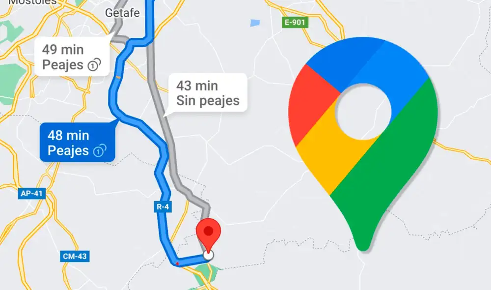Ver el precio de los peajes en tu Google Maps podría ser una posibilidad para el futuro. Foto: Andro4All