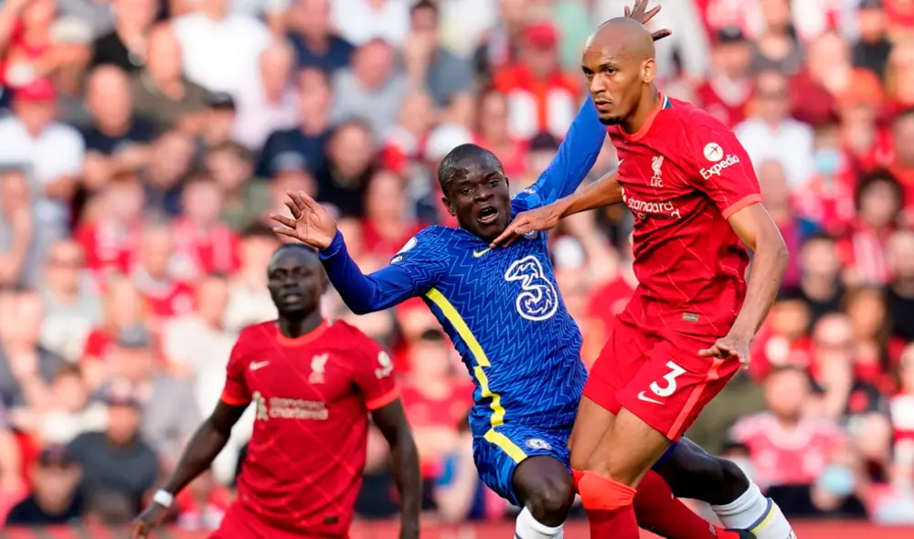 Liverpool y Chelsea se enfrentan en Anfield por la Premier League. Foto: EFE