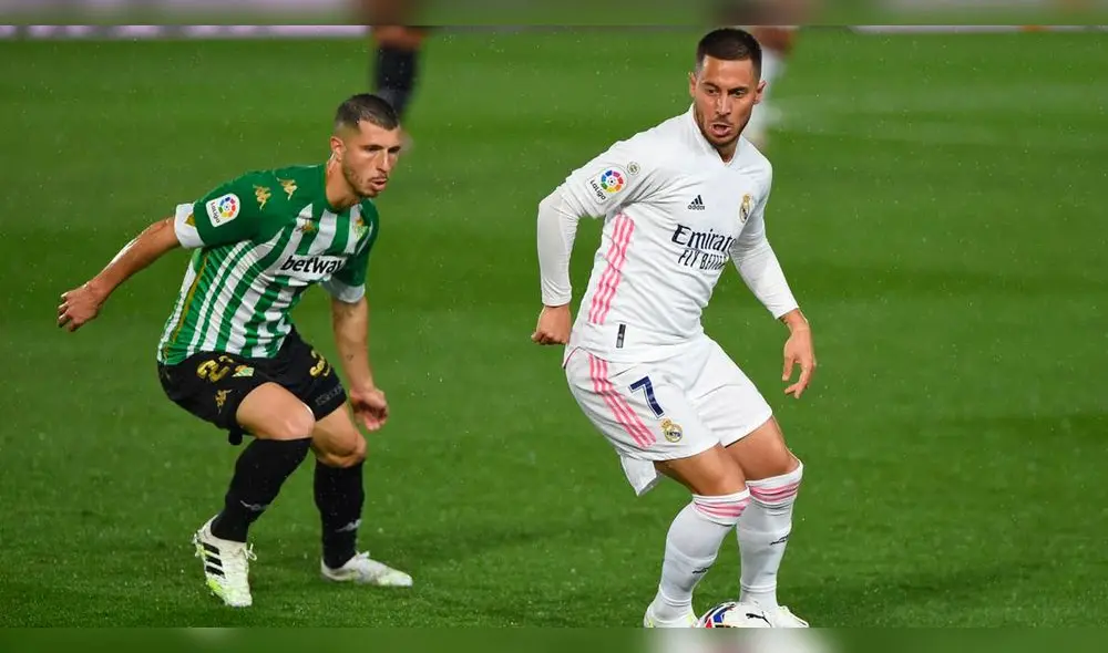 Real Madrid vs. Real Betis disputan a partir de las 3.00 p. m. (hora peruana). Foto: EFE