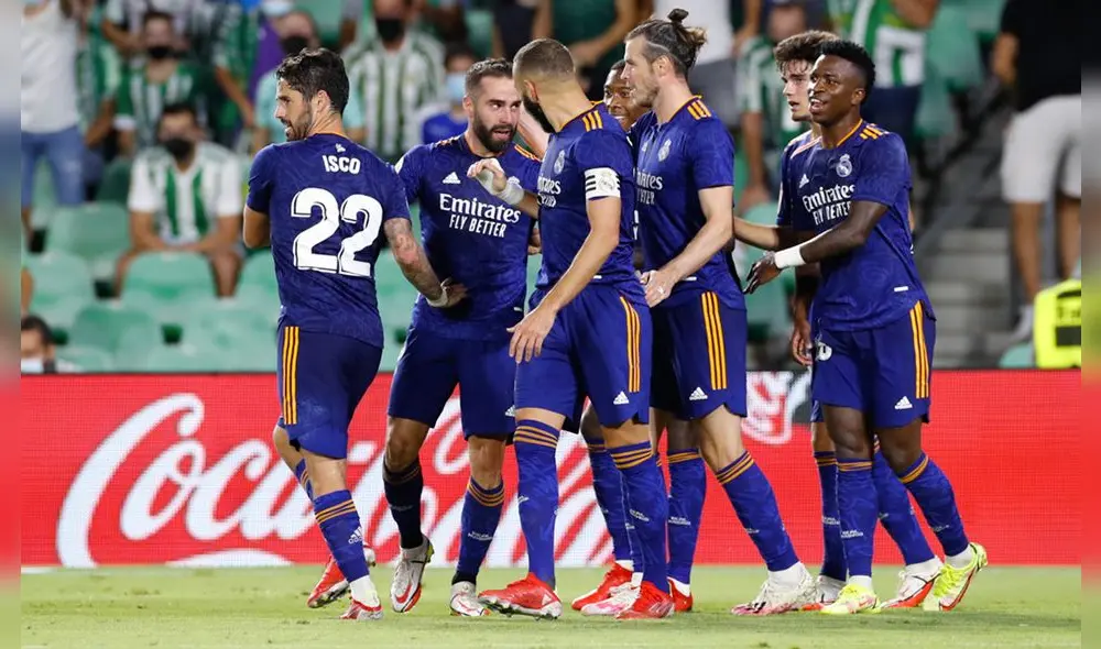 Dani Carvajal le da el triunfo al Real Madrid en el Benito Villamarín. Foto: twitter Real Madrid