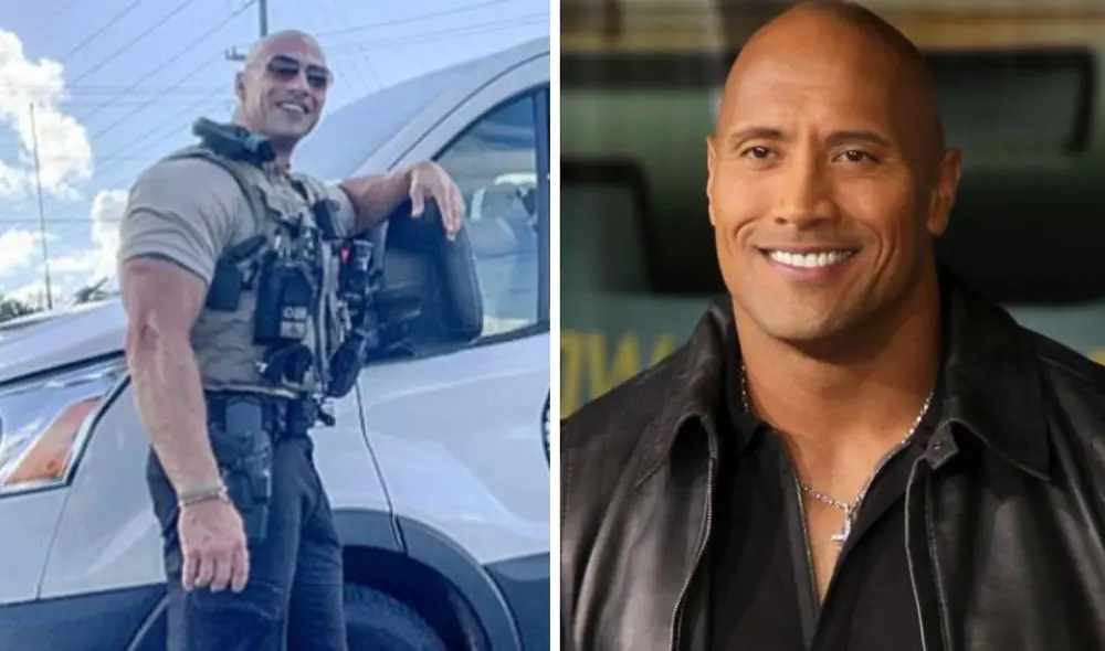 Muchas personas piden tomarse fotos con el policía por su gran parecido por el actor. Foto: difusión Muchas personas piden tomarse fotos con el policía por su gran parecido por el actor. Foto: difusión