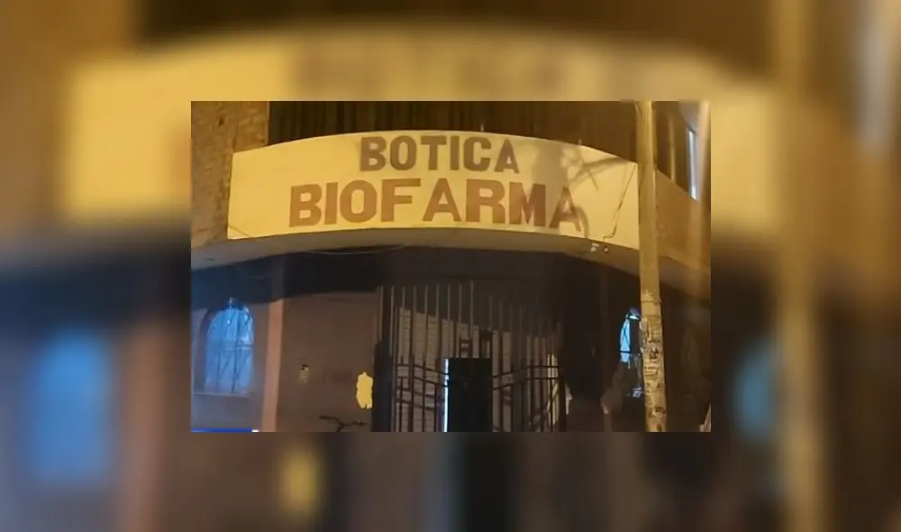 No se conoce el monto de lo robado de la botica. Foto. captura de Radio Ke Buena No se conoce el monto de lo robado de la botica. Foto. captura de Radio Ke Buena