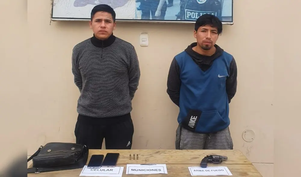 Según la Policía, los detenidos serían integrantes de la banda delincuencial denominada Los Facinerosos de Florencia de Mora. Foto: PNP