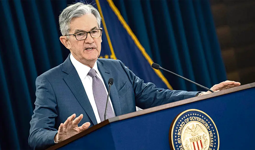 Anuncio. Jerome Powell, presidente de la Reserva Federal, descartó alza de las tasas. Foto: AFP