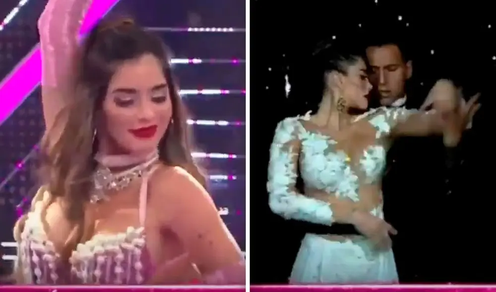 Las coreografías de la actriz venezolana obtuvo los mejores puntos de la gala. Foto: captura/América TV