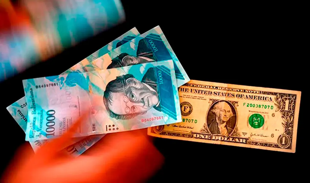 Precio del dólar en Venezuela, según página Dolar Today. Foto: AFP Precio del dólar en Venezuela, según página Dolar Today. Foto: AFP