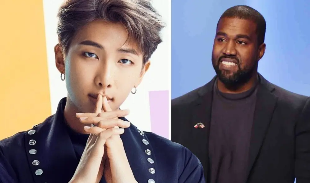 En el pasado, Namjoon también ha demostrado admiración por Kanye West, rapero estadounidense de 44 años. Foto: composición LR/BIGHIT