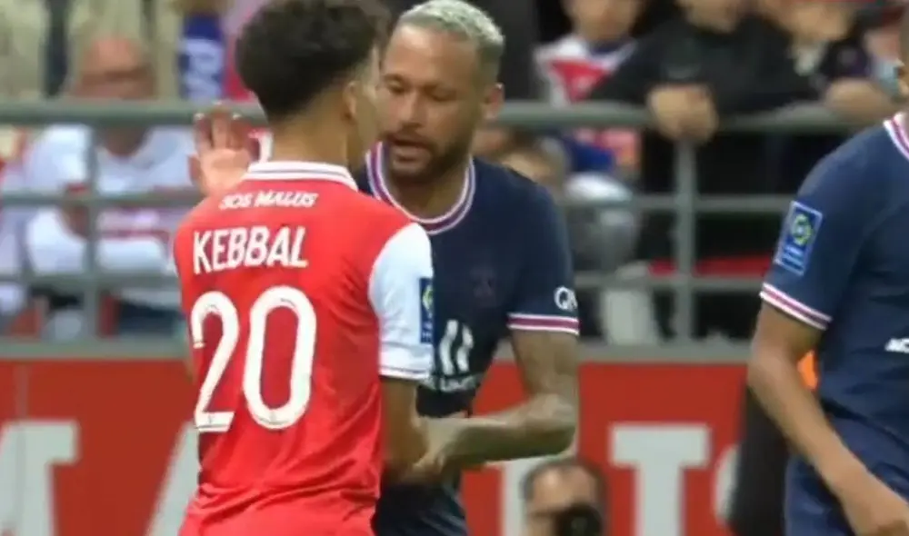 Neymar juega su primer partido en la temporada con PSG. Foto: captura video ESPN