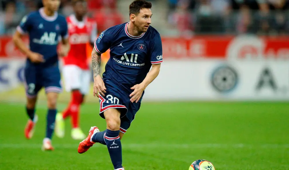 Lionel Messi jugó sus primeros minutos como futbolista del PSG. Foto: EFE Lionel Messi jugó sus primeros minutos como futbolista del PSG. Foto: EFE