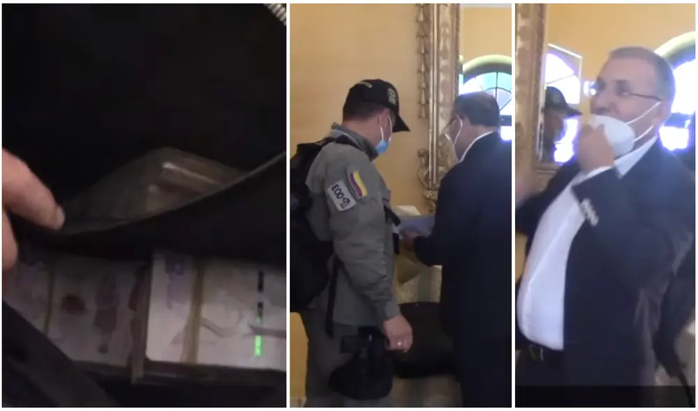 Barreras resaltó que miembros de seguridad de la presidencia filtraron el video. Foto: composición La República