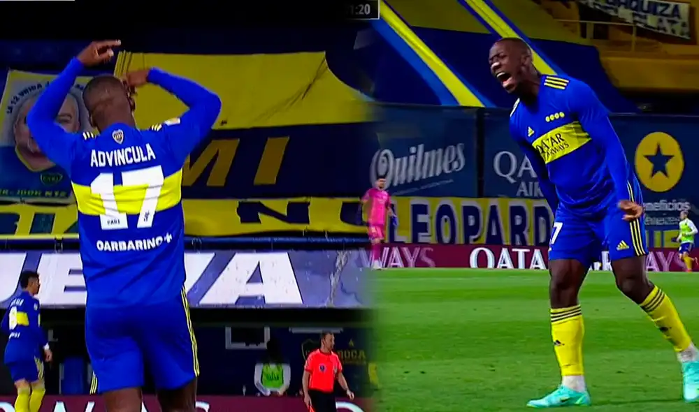 Luis Advíncula salió lesionado del partido Boca-Racing por la Liga Profesional Argentina. Foto: captura ESPN Luis Advíncula salió lesionado del partido Boca-Racing por la Liga Profesional Argentina. Foto: captura ESPN