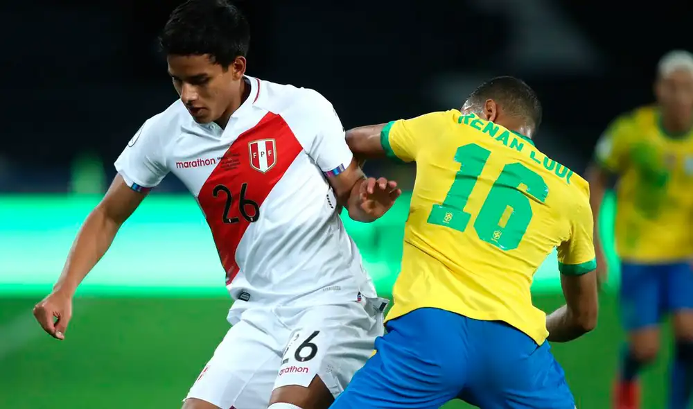 Jhilmar Lora disputó las Copa América de Brasil 2021 con la selección peruana. Foto: FPF