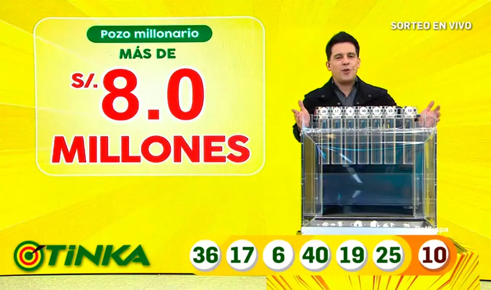 El monto para este domingo 29 de agosto de 2021 es S/ 8 070 321. Foto: Tinka