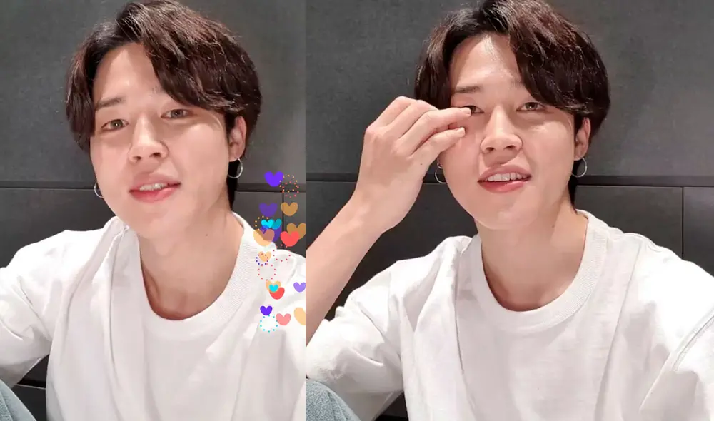 Jimin fue vacunado contra la COVID-19 y otras anécdotas que contó el miembro de BTS. Foto: captura VLive / Twitter Jimin fue vacunado contra la COVID-19 y otras anécdotas que contó el miembro de BTS. Foto: captura VLive / Twitter