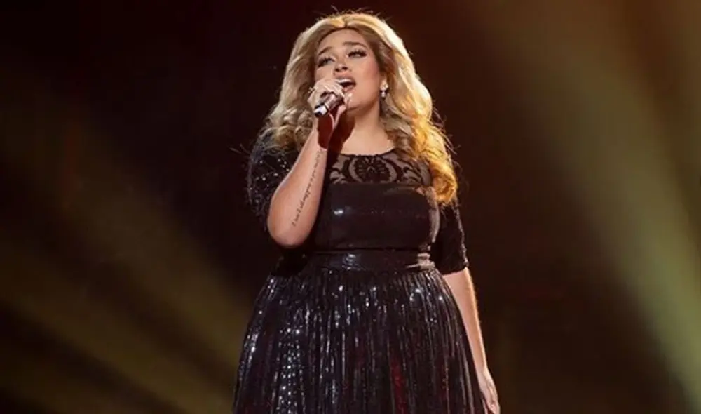 Joaquina Carruitero estuvo a punto de clasificar para la final de la última temporada de La voz. Foto: Instagram