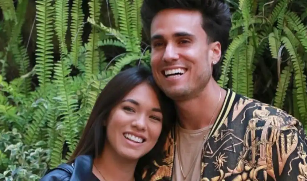 Gino Assereto celebra el cuarto lugar de Jazmín Pinedo en Reinas del show. Foto: Jazmín