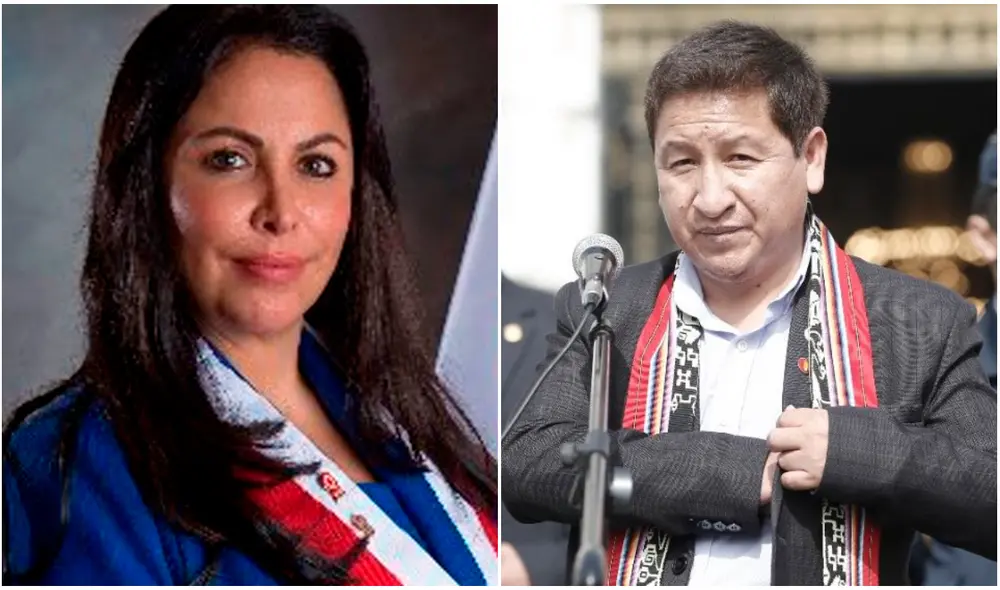 Patricia Chirinos respondió un tuit de Guido Bellido. Foto: composición/difusión/La República