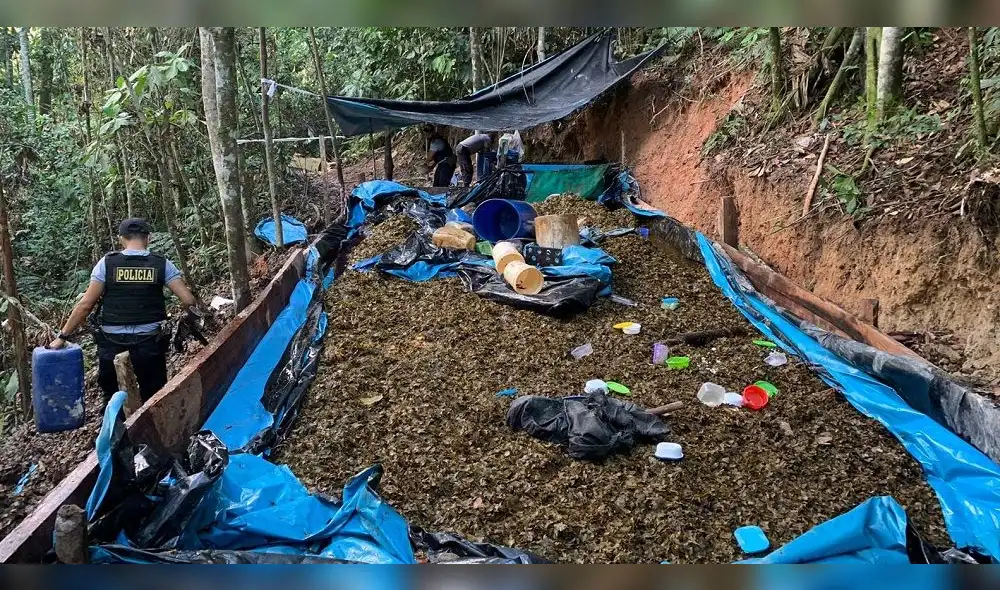 Al momento de la incursión no se logró capturar a los narcotraficantes. Foto: referencial