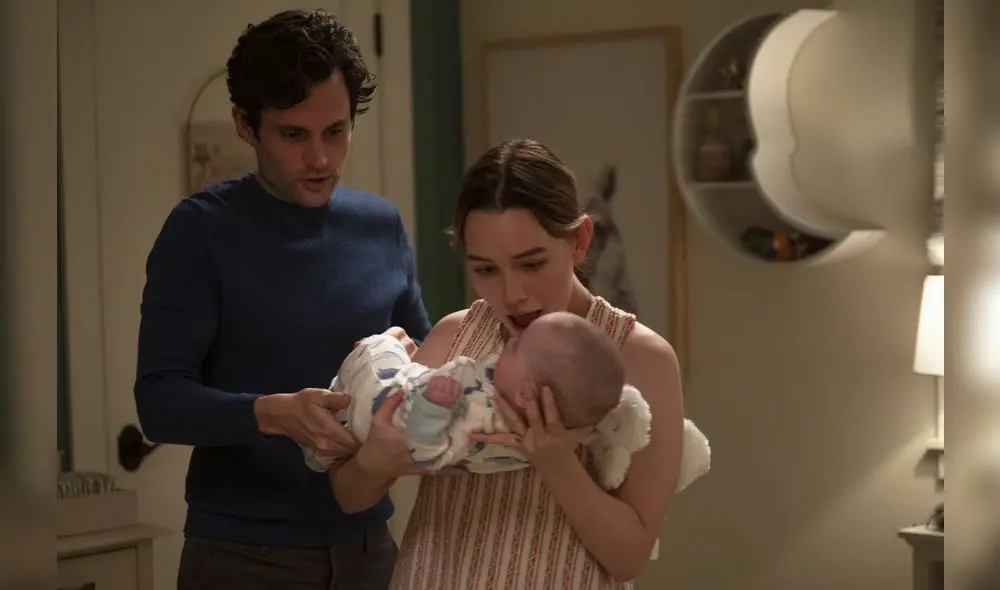 Henry es el nombre del primer hijo de Joe y Love. Foto: Netflix