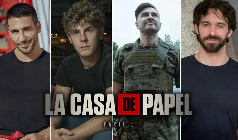 Nuevos personajes se suman a la última parte de La casa de papel. Foto: composición / Netflix