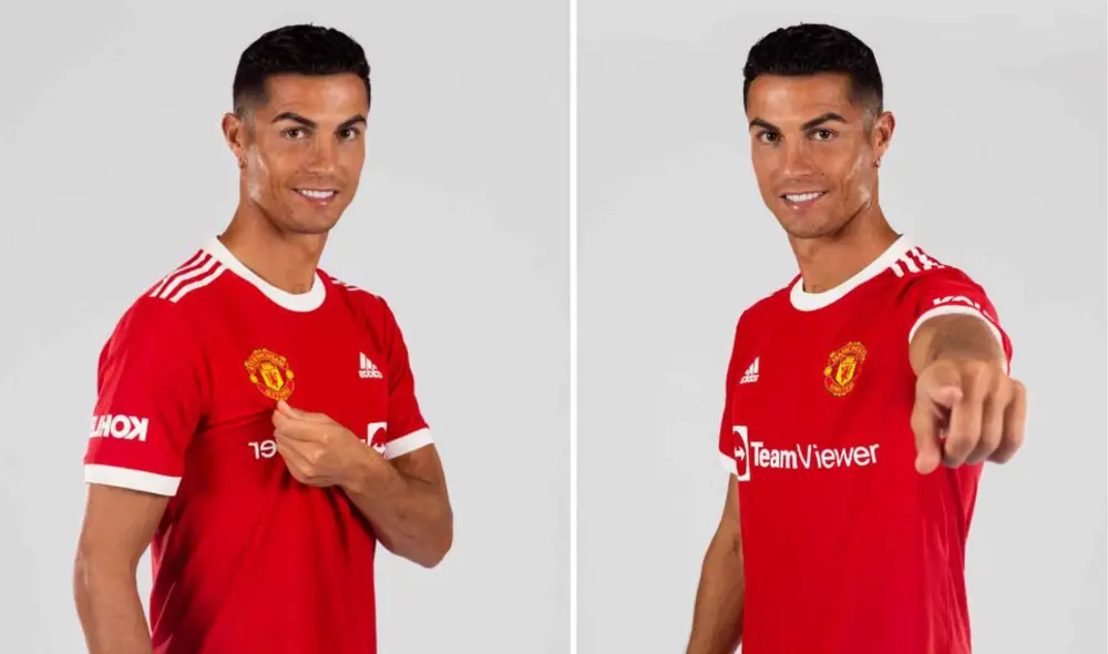 Cristiano Ronaldo tiene contrato por dos años con el Manchester United, con opción a renovar por uno más. Foto: composición Manchester United