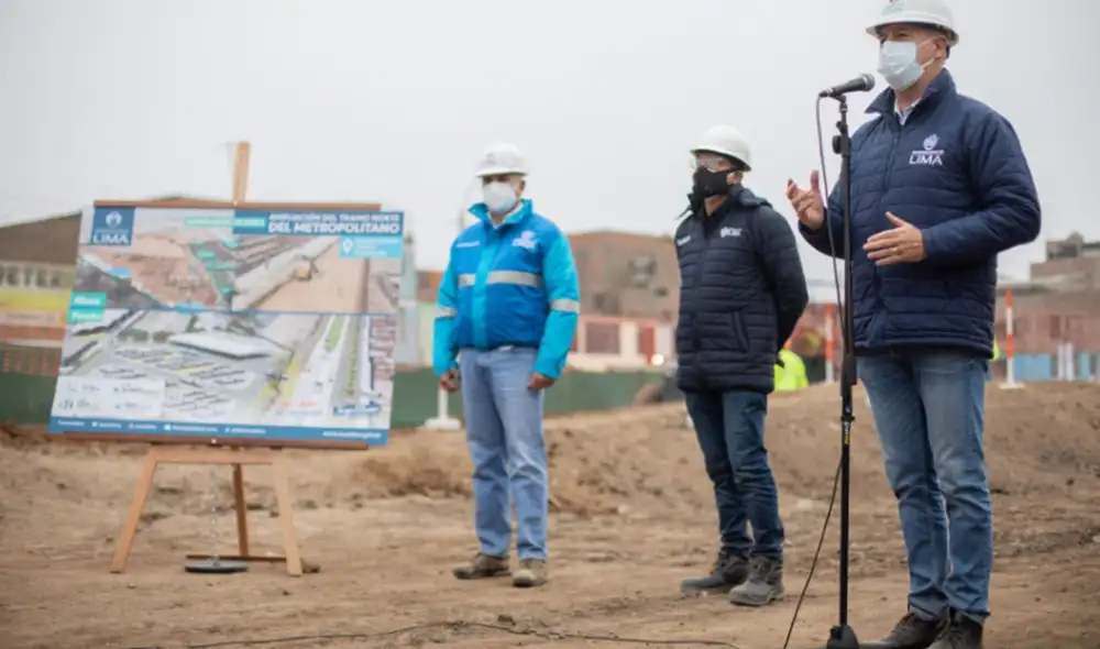 Muñoz supervisó los trabajos de la ampliación del tramo norte del Metropolitano. Foto: MML
