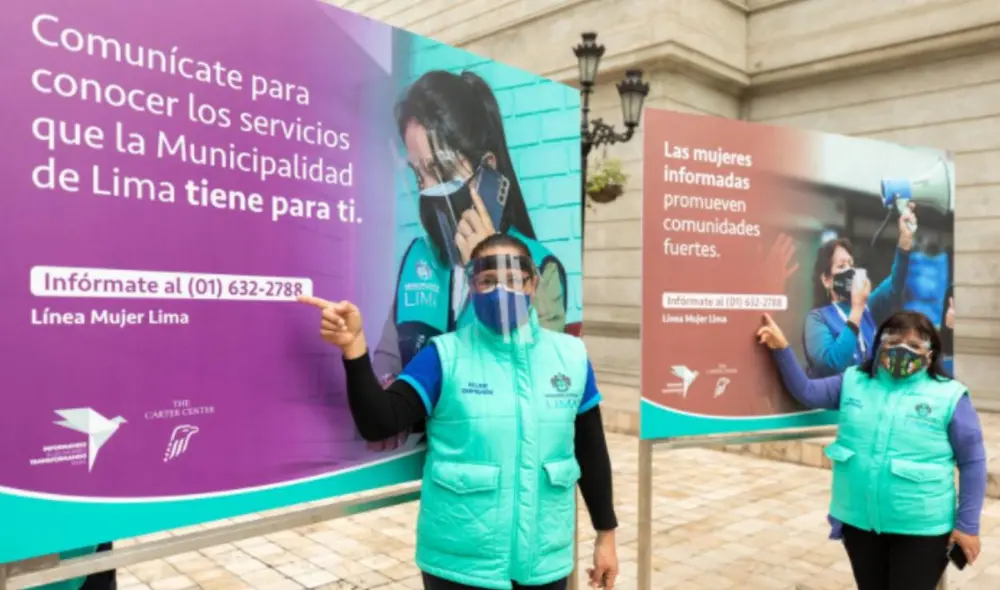 Las acciones para impulsar la Línea Mujer se dan en el marco de la campaña internacional Informando Mujeres, Transformando Vidas. Foto: Andina