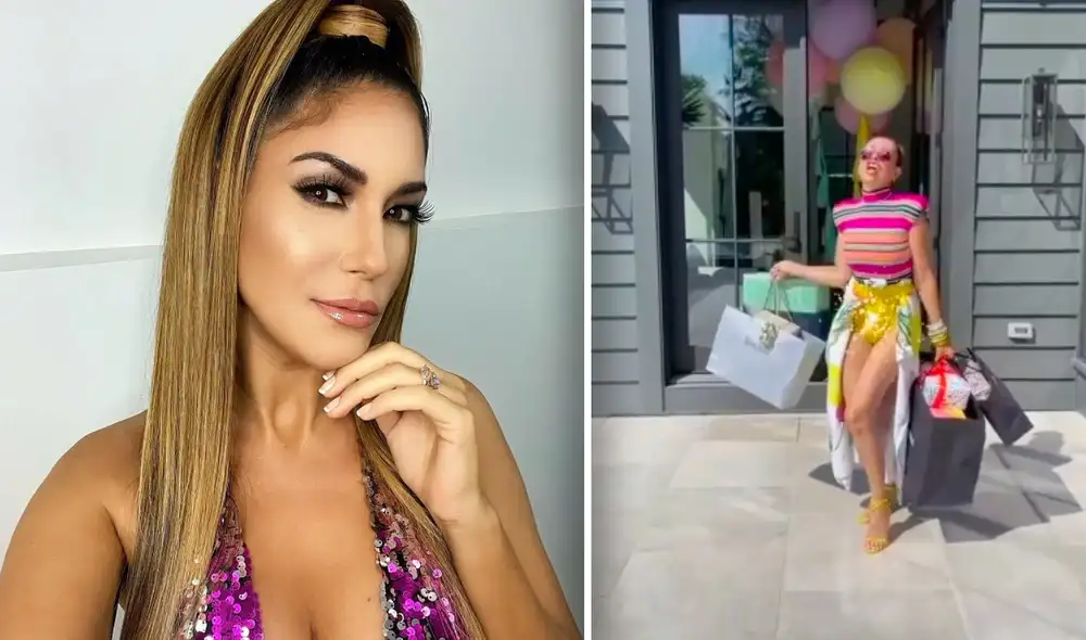 “Thalía usando mi canción, la amo”, fue el mensaje que dejó Tilsa Lozano en redes sociales. Foto: composición/Instagram “Thalía usando mi canción, la amo”, fue el mensaje que dejó Tilsa Lozano en redes sociales. Foto: composición/Instagram