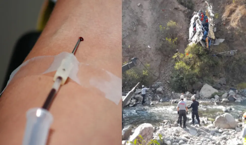 Minsa pide donación para que los heridos puedan recuperarse con mayor rapidez. Foto: composición LR Minsa pide donación para que los heridos puedan recuperarse con mayor rapidez. Foto: composición LR