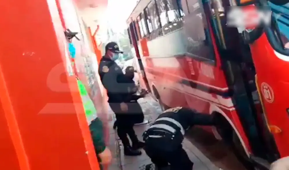 Unidad implicada corresponde a la empresa Patrón San Jerónimo. Foto: SSN Unidad implicada corresponde a la empresa Patrón San Jerónimo. Foto: SSN