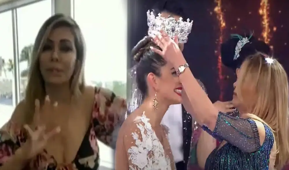 Gisela Valcárcel coronó a Korina Rivadeneria como la ganadora de Reinas del show. Foto: captura América TV