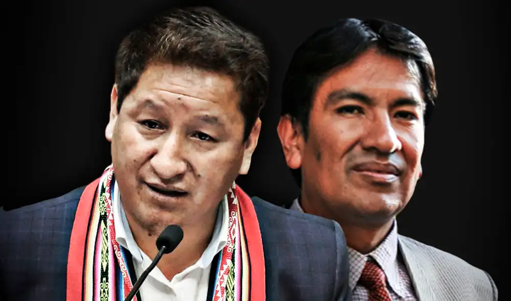 Primer ministro Guido Bellido y el ministro de Educación, Juan Cadillo, podrían asistir al Pleno. Foto: composición Fabrizio Oviedo Primer ministro Guido Bellido y el ministro de Educación, Juan Cadillo, podrían asistir al Pleno. Foto: composición Fabrizio Oviedo