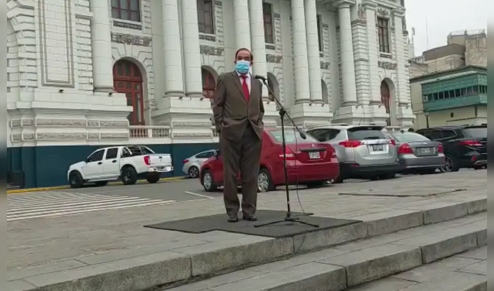 El excongresita acciopopulista consideró que era necesario el cambio del titular del Ministerio de Trabajo. Foto: captura video El excongresita acciopopulista consideró que era necesario el cambio del titular del Ministerio de Trabajo. Foto: captura video