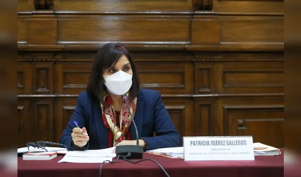 Patricia Juárez, presidenta de la Comisión de Constitución del Congreso y parlamentaria de Fuerza Popular, es la principal promotora de la referida ley. Foto: difusión