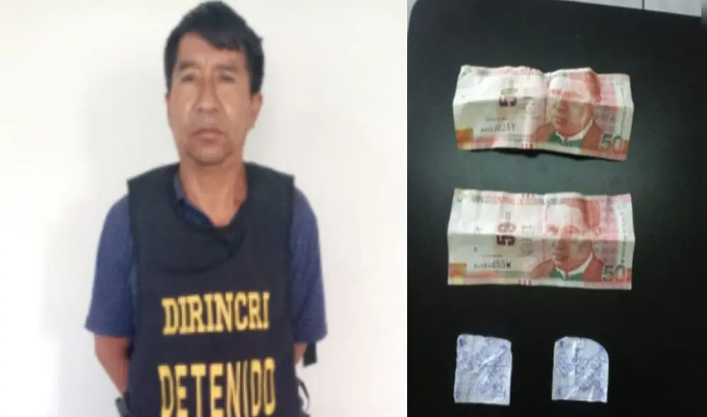 En posesión de los detenidos se halló dinero y los tickets de premio. Foto: PNP