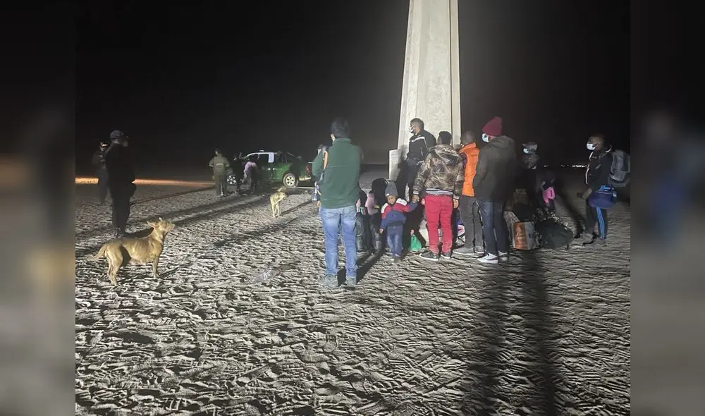 Policía intervino este miércoles a extranjeros que intentaban cruzar frontera. Foto: difusión Policía intervino este miércoles a extranjeros que intentaban cruzar frontera. Foto: difusión