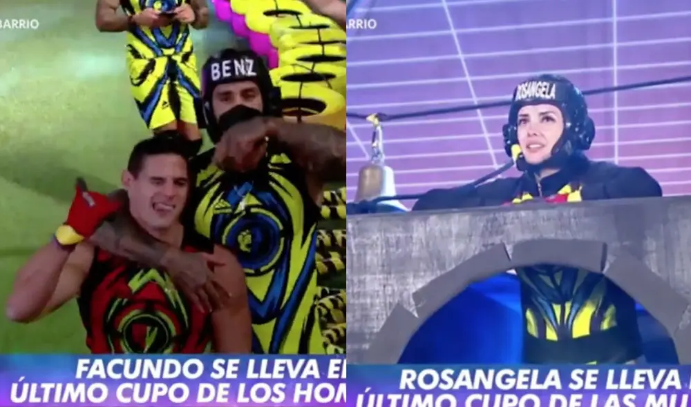 Facundo González y Rosángela Espinoza lograron ganar los dos último cupos. Foto: Captura / América TV