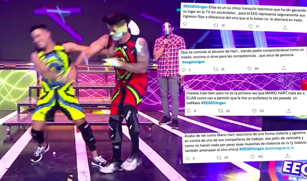 “Una más y los dos están fuera del programa", fueron las palabras de producción tras el incidente. Foto: composición América TV/Twitter “Una más y los dos están fuera del programa", fueron las palabras de producción tras el incidente. Foto: composición América TV/Twitter