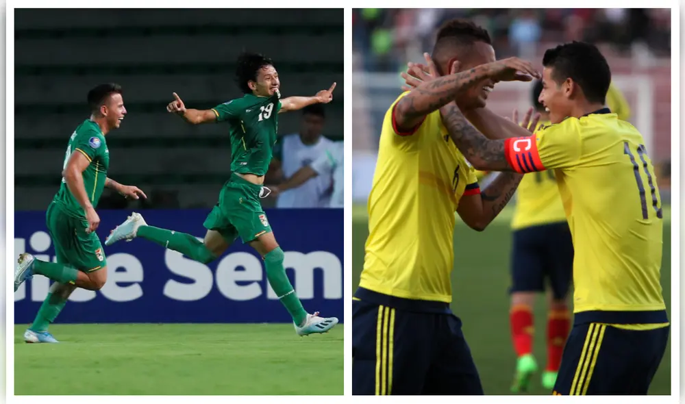 Bolivia vs. Colombia se enfrentan en el primer encuentro de la fecha triple por las eliminatorias Qatar 2022. Foto: composición EFE Bolivia vs. Colombia se enfrentan en el primer encuentro de la fecha triple por las eliminatorias Qatar 2022. Foto: composición EFE