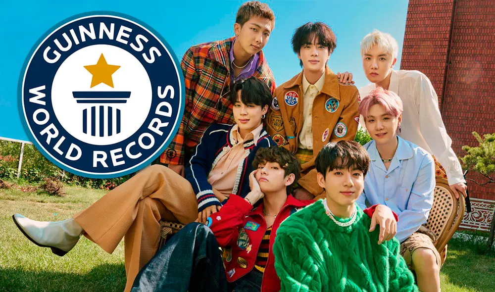 BTS acumula récords oficiales constantemente desde el 2018. Foto: Billboard/GWR