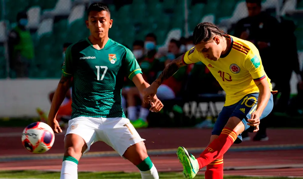 Bolivia y Colombia igualan sin goles. Foto: EFE