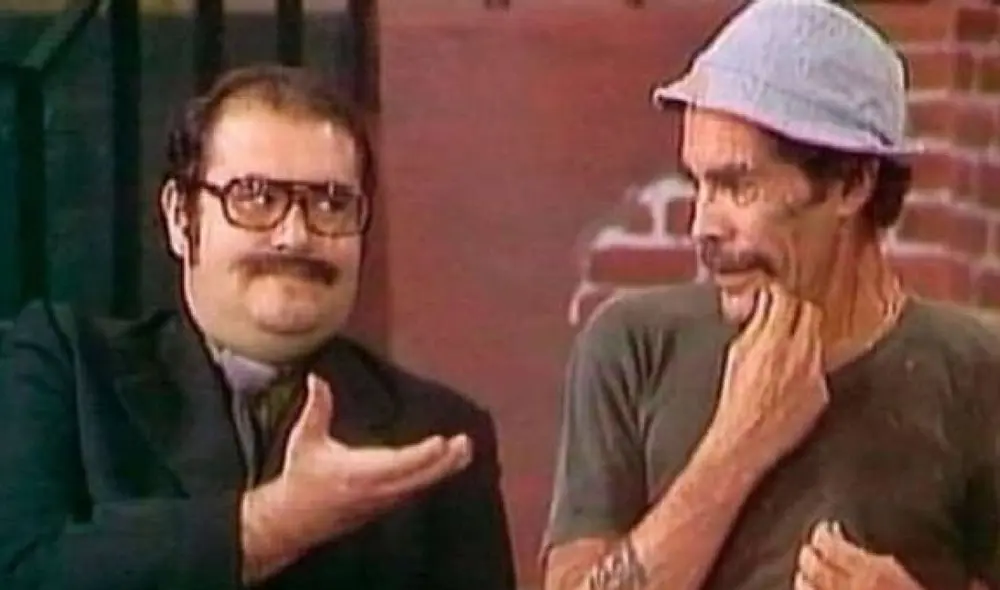 Édgar Vivar rinde homenaje a su amigo Ramón Valdés. Foto: captura de Twitter