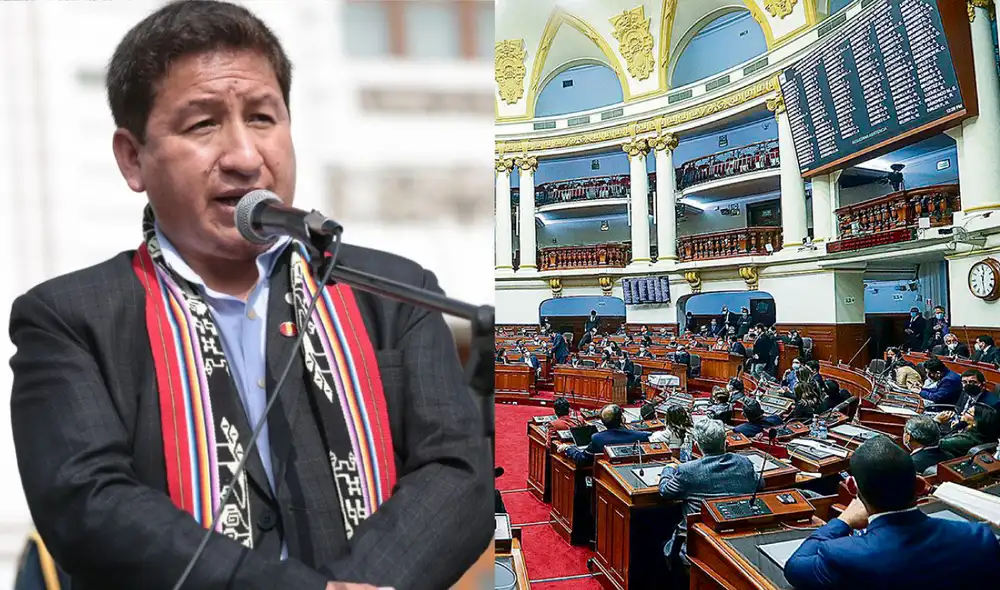 Guido Bellido se presentó en el Congreso para sustentar el proyecto de ley de presupuesto público para el 2022. Foto: composición / La República Guido Bellido se presentó en el Congreso para sustentar el proyecto de ley de presupuesto público para el 2022. Foto: composición / La República