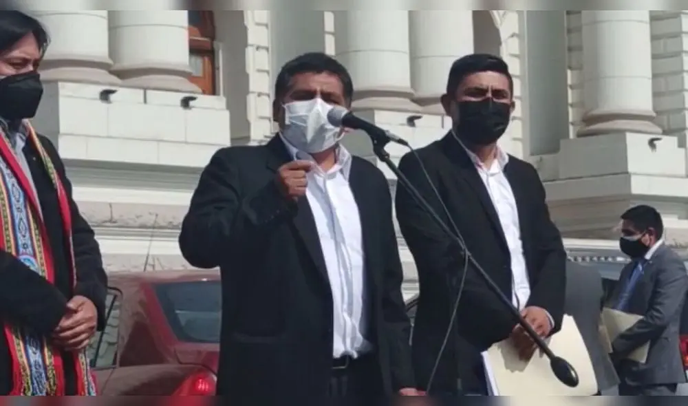 En declaraciones previas, el parlamentario de Perú Libre aseguró haber visto a la congresista de Avanza País y al presidente del Consejo de Ministros conversar de forma amena. Foto: captura de video En declaraciones previas, el parlamentario de Perú Libre aseguró haber visto a la congresista de Avanza País y al presidente del Consejo de Ministros conversar de forma amena. Foto: captura de video