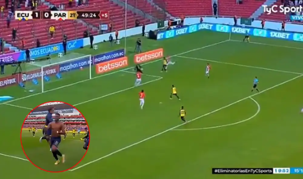 Estrada selló el triunfo 2-0 luego de una gran jugada personal. Foto: captura de video/TyC Sports