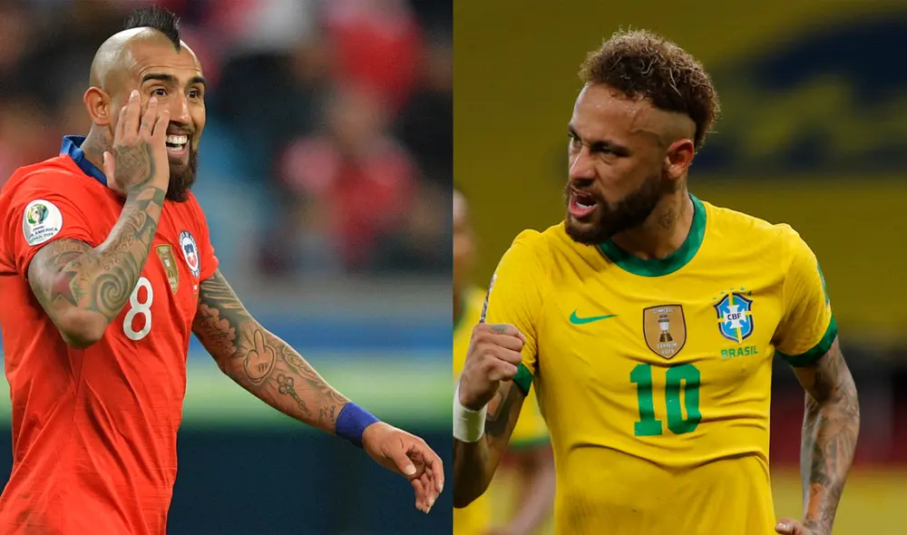Chile vs. Brasil se miden por la fecha 9 de las Eliminatorias Qatar 2022 este jueves 2 de setiembre Foto: composición LR/ AFP