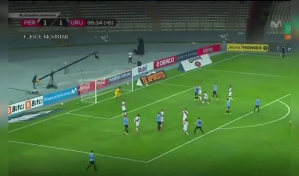 La selección peruana empató 1-1 con Uruguay en las Eliminatorias Qatar 2022. Foto: Movistar Deportes