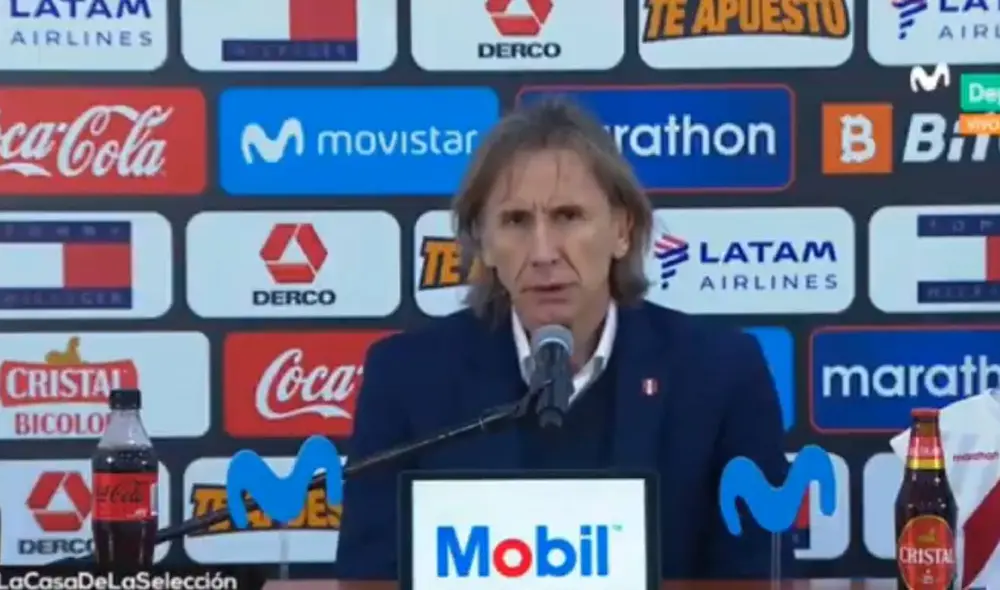 Gareca sigue sin obtener un triunfo de local en las Eliminatorias Qatar 2022. Foto: captura video Movistar Deportes