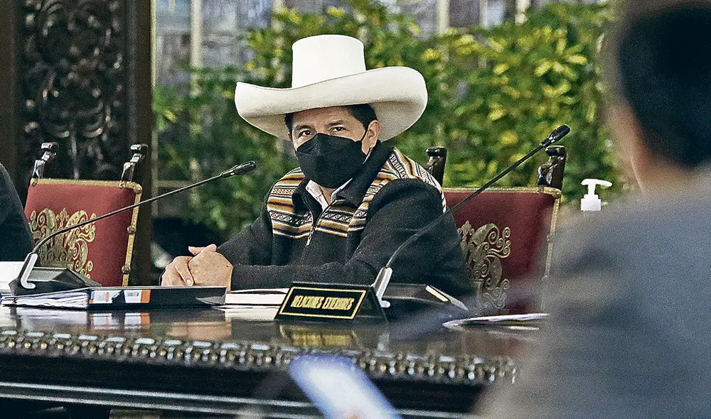Evaluación. Pedro Castillo tiene un problema serio entre manos referido a su gabinete. Tendrá que decidir. Foto: difusión